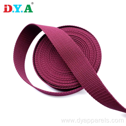 polypropylene webbing 30mm purple thin pp webbing lanyard